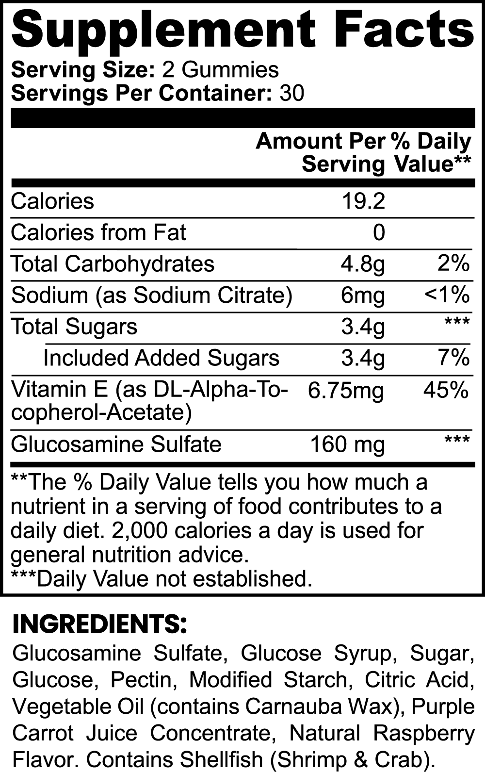 Joint Support Gummies (Adult)