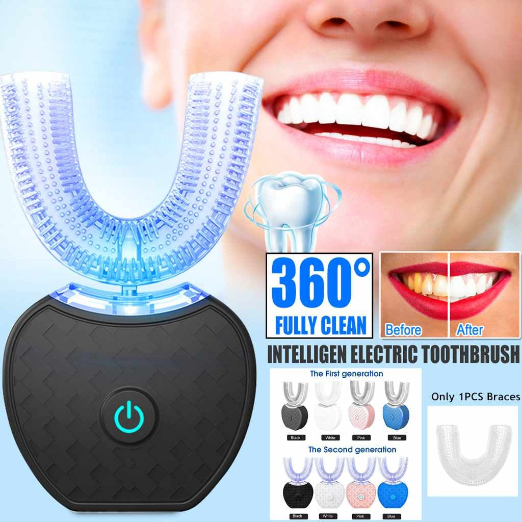 Electric Toothbrush Whitening Blue Light